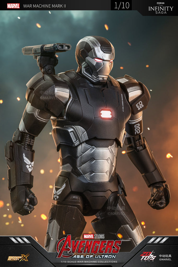 Preorder! ZD Toys Ironman 2 Ironman War Machine Mark 2 1/10 Scale Collectible Figure