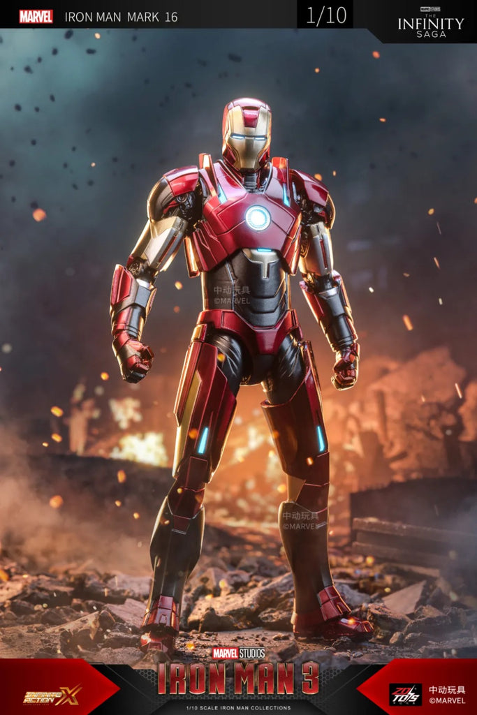 Preorder! ZD Toys Ironman 3 Ironman Mark 15 1/10 Scale Collectible Figure