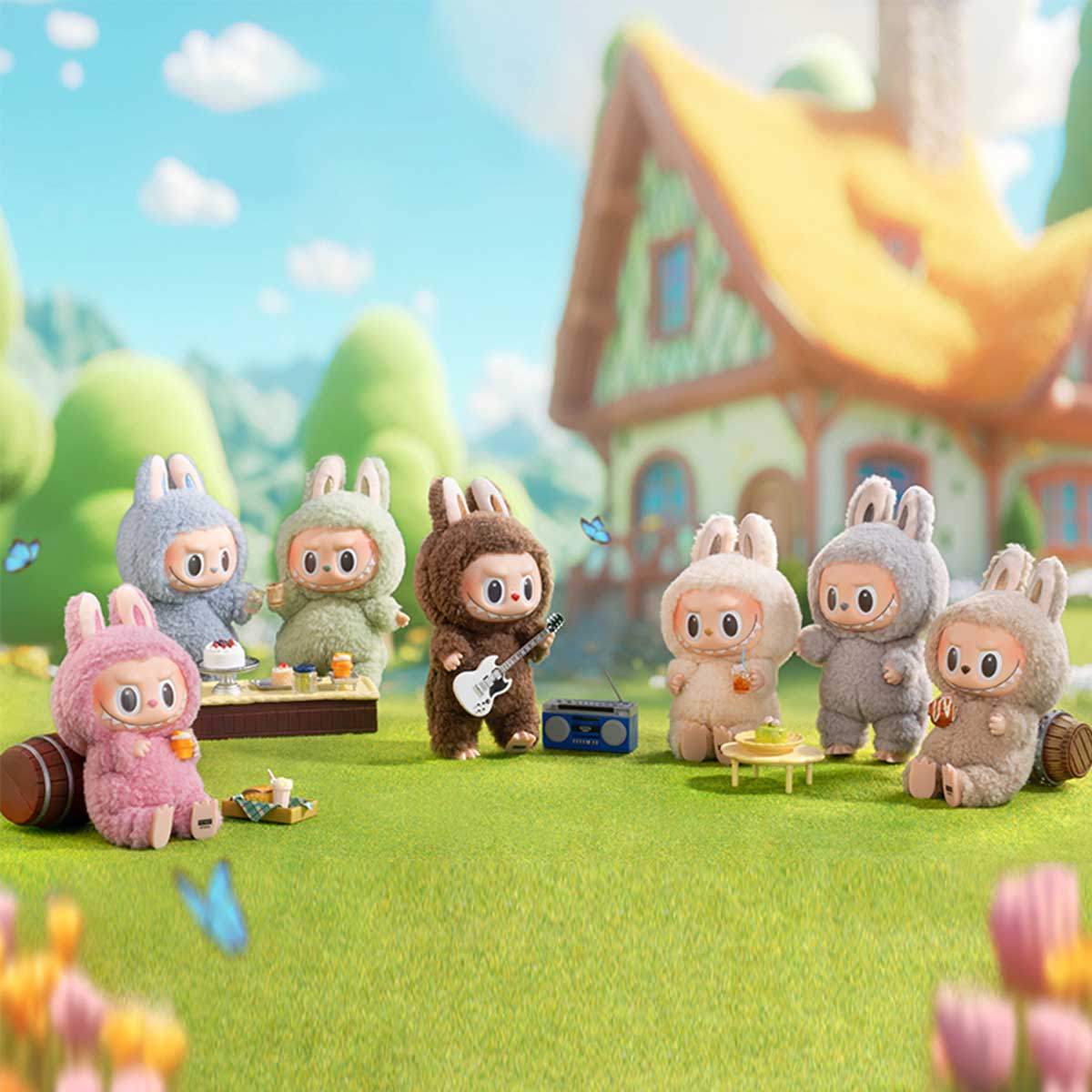 POP MART THE MONSTERS LABUBU Tasty Macarons Vinyl Face Blind