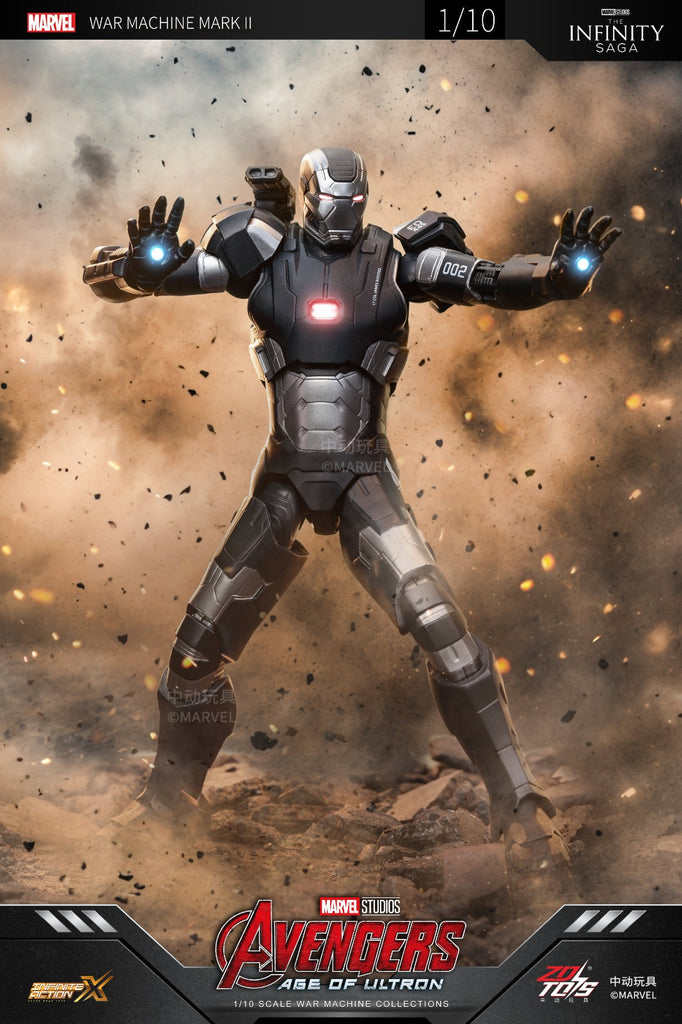 Preorder! ZD Toys Ironman 2 Ironman War Machine Mark 2 1/10 Scale Collectible Figure