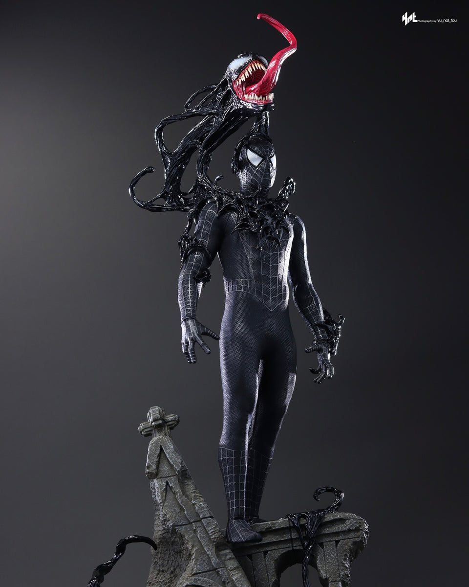 Hot Toys MMS728B Spider-Man Spiderman (Black Suit) Collectible