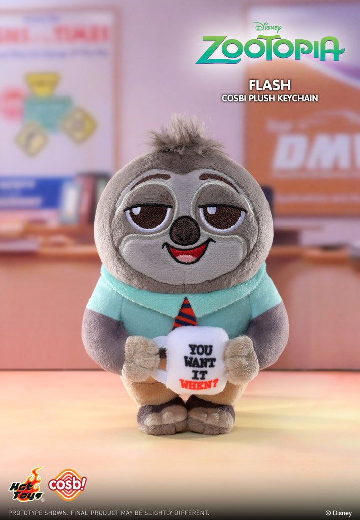 Hot Toys PPLU074N Zootopia 2 Cosbi Plush Keychain Collection