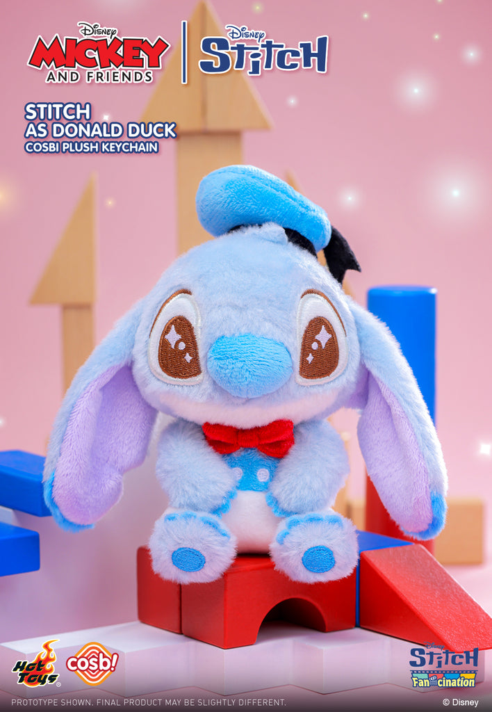 Hot Toys PPLU089N Stitch Mickey & Friends Stitch Cosbi Plush Keychain Collection