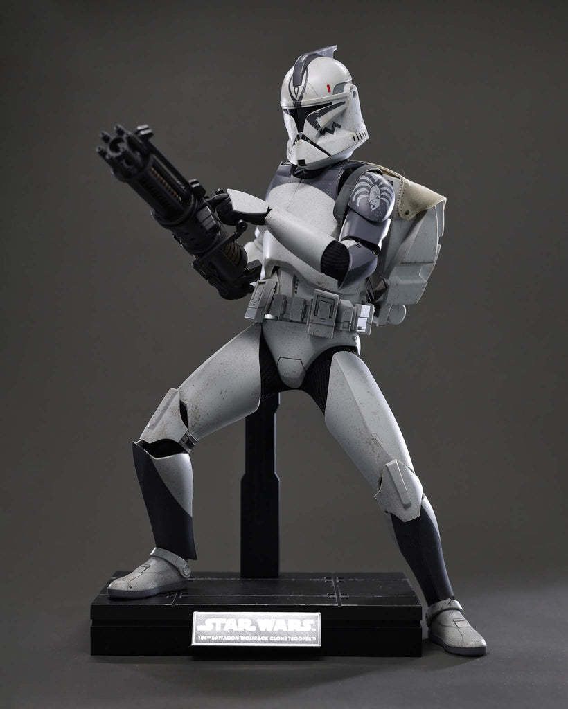 Hot Toys TMS143 Star Wars: The Clone Wars 1/6th scale 104th Battalion Wolfpack Clone Trooper Collectible Figure (Deluxe Version)