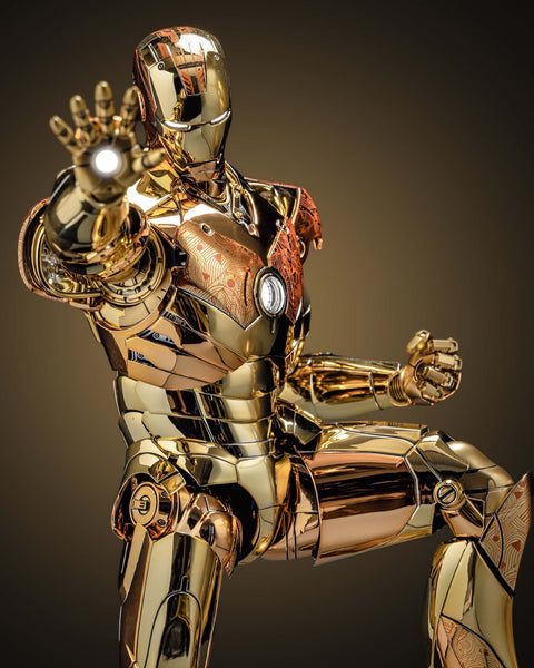 Hot Toys MMS848D78 Iron Man Iron Man Mark III (Golden & Copper