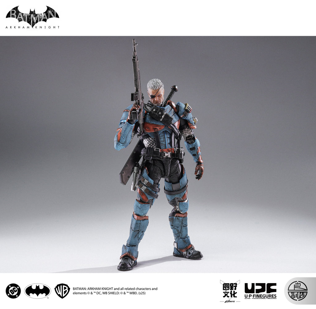 Preorder! U-P-Finegures (LPZZ)「良品制造」DC002 Batman Arkham Knight Deathstroke 1/12 scale Action Figure
