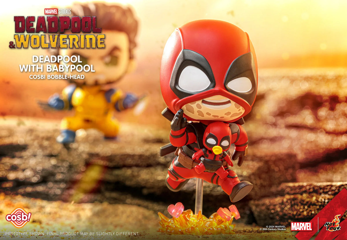 Hot Toys CBX183 Deadpool & Wolverine Cosbi Bobble-Head Collection Hot Toys CBX183 Deadpool & Wolverine Cosbi Bobble-Head Collection