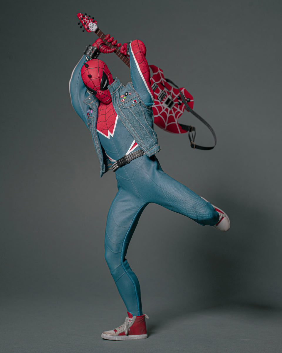 Hot Toys VGM32 Marvel Spiderman PS4 Spiderman Punk Suit 1/6 Scale  Collectible Figure