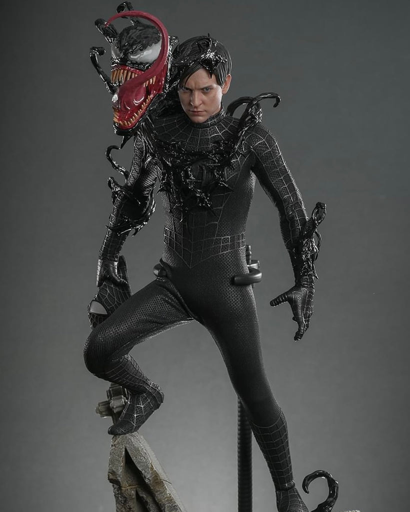Preorder! Hot Toys MMS728B Spider-Man 3 Spiderman (Black Suit) Collectible Figure (Deluxe Version) Special Edition 1/6th Scale Collectible Figure