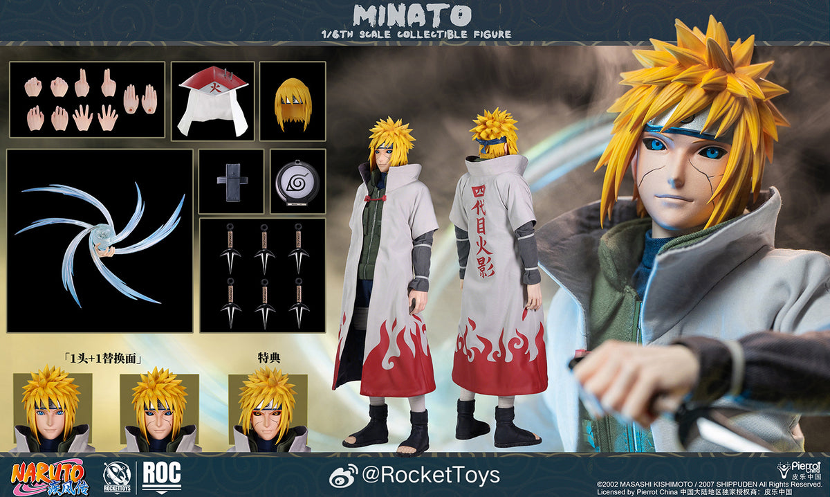 プロジェクター minato Preorder! RocketToys ROC015 Minato Namikaze (Fourth Hokage Version