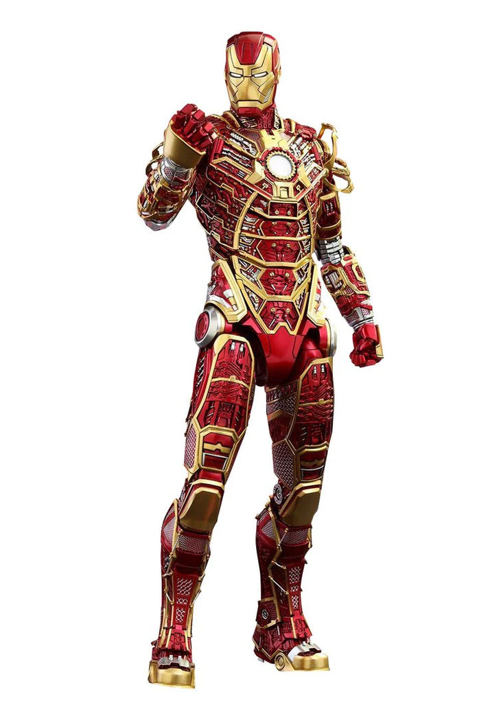 Hot toys MMS412 Marvel Ironman 3 Ironman Mark 41 Retro Armor Version 1/6 Scale Collectible Figure