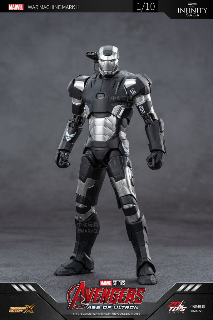 Preorder! ZD Toys Ironman 2 Ironman War Machine Mark 2 1/10 Scale Collectible Figure
