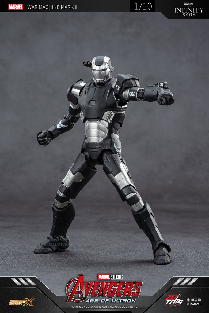 Preorder! ZD Toys Ironman 2 Ironman War Machine Mark 2 1/10 Scale Collectible Figure