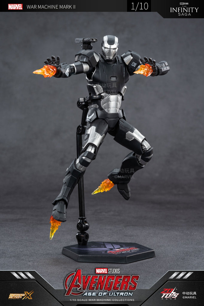 Preorder! ZD Toys Ironman 2 Ironman War Machine Mark 2 1/10 Scale Collectible Figure