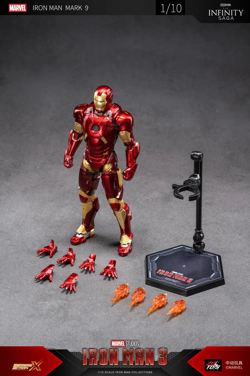 ZD Toys Iron Man 3 Iron Man Mark 9 1/10th Scale Collectible Figure
