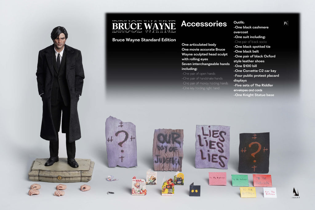 INART Bruce Wayne 1/6th Scale Collectible Figure (Standard Edition)(Sculpted Hair)