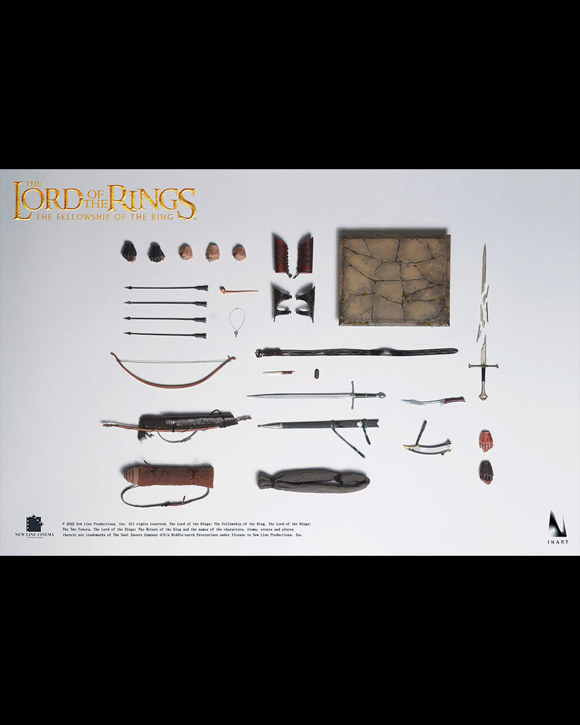 INART The Lord Of The Rings The Fellowship Of The Ring Aragorn 1/6th Scale Collectible Figure Standard Edition (Sculpted Hair)