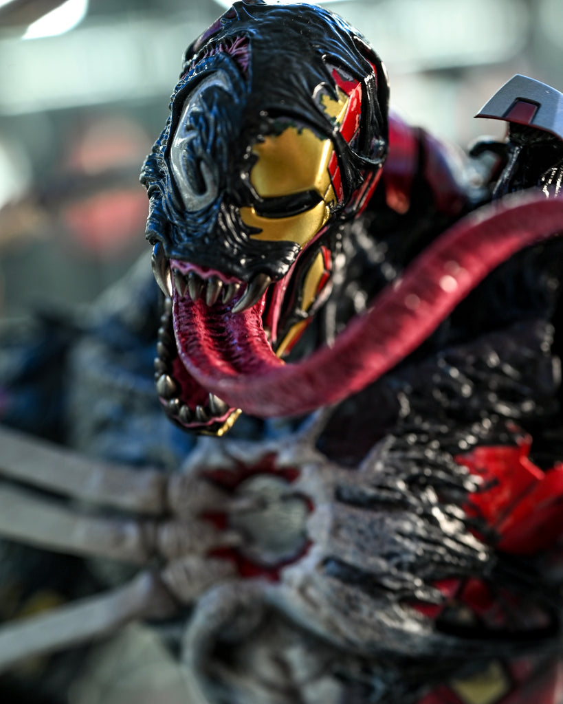 Hot toys AC04B Marvel's Spiderman Maximum Venom Venomized Ironman 1/6 Scale Collectibles Figure Special Edition