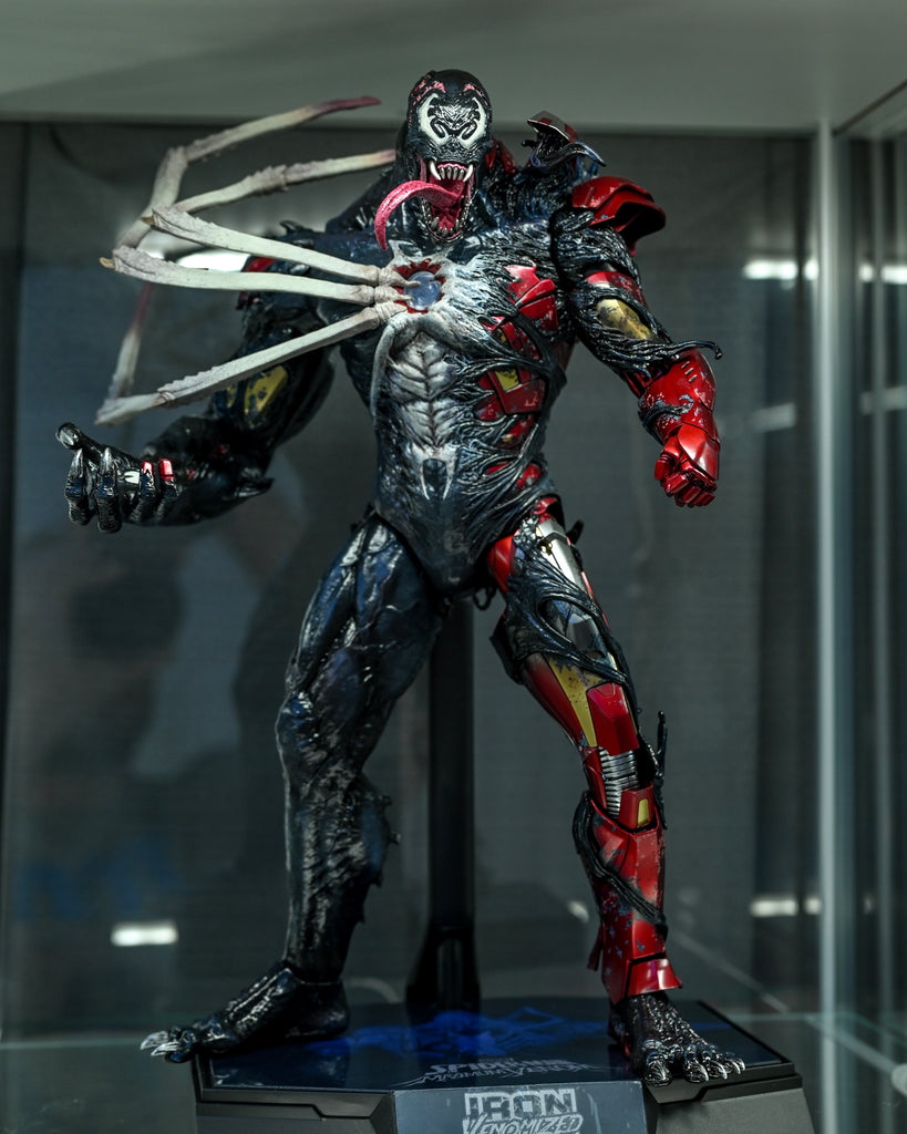 Hot toys AC04B Marvel's Spiderman Maximum Venom Venomized Ironman 1/6 Scale Collectibles Figure Special Edition