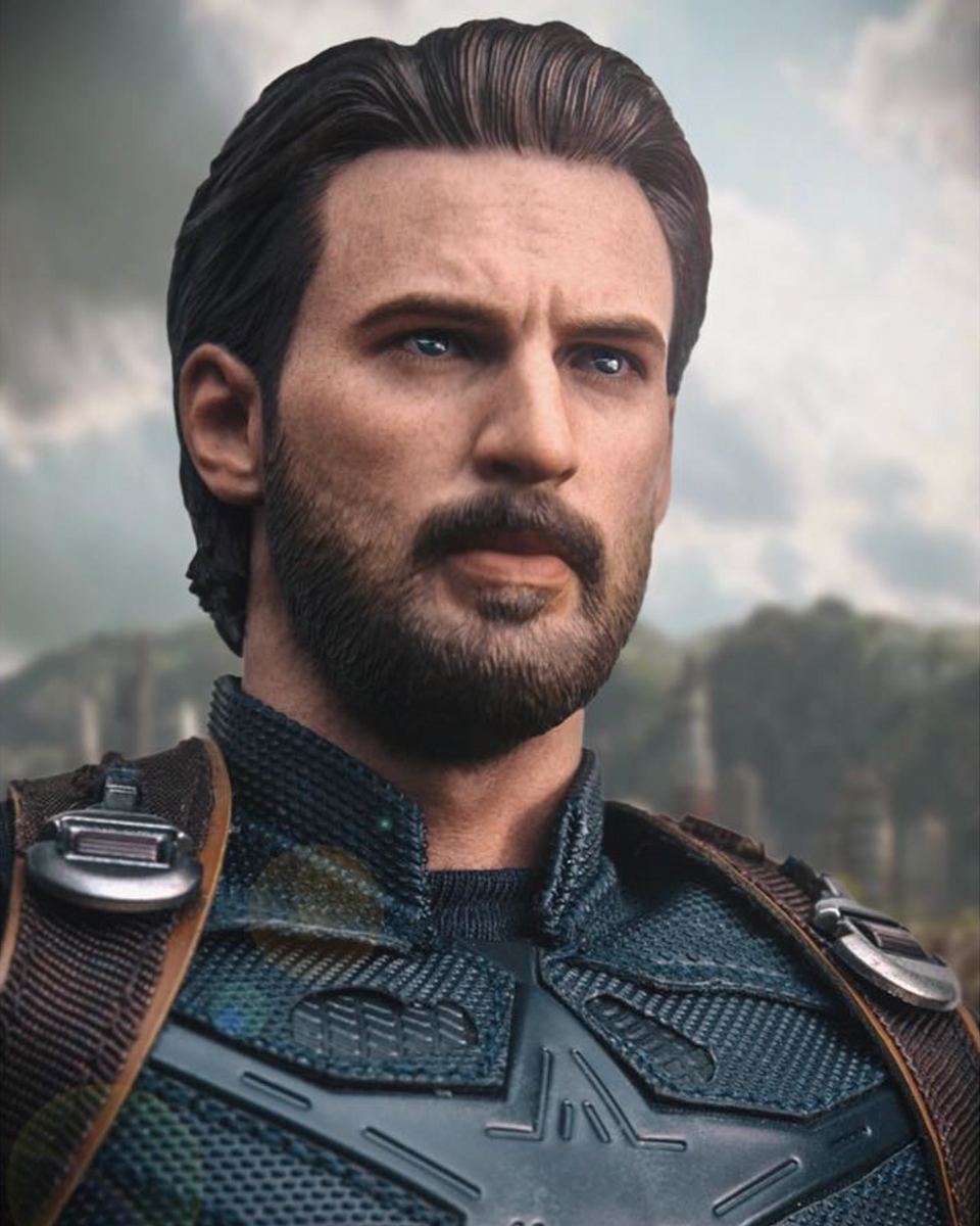 Hot toys MMS480 Marvel Avengers Infinity War Captain America Regular E ...