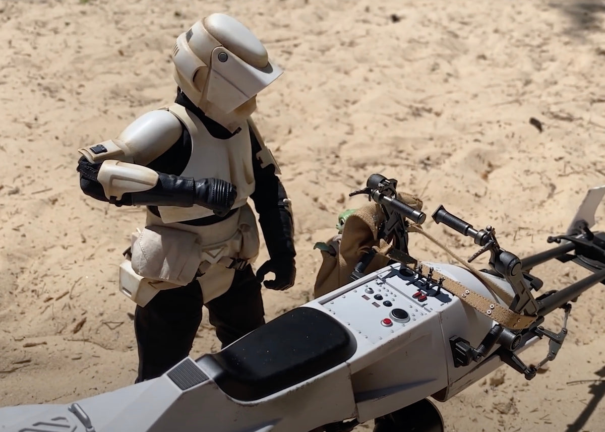 Hot toys TMS017 Star Wars The Mandalorian Scout Trooper and