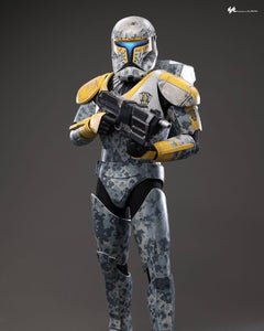 Hot Toys TMS155 Star Wars: The Clone Wars 1/6th scale Clone Commando Gregor Collectible Figure [Hot Toys Exclusive]
