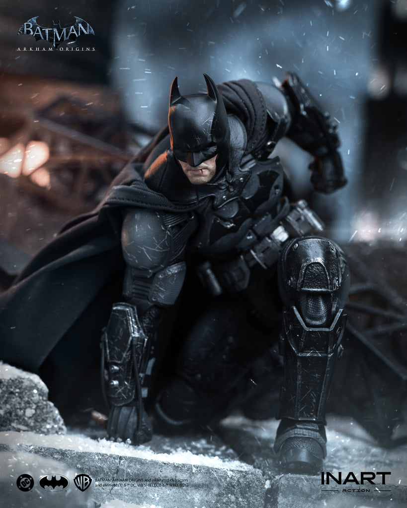 Preorder! INART Action Batman: Arkham Origins – Batman (Battle Damaged Version) Action Figur