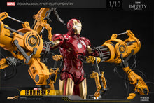 Load image into Gallery viewer, ZD Toys Iron Man Mark 4 &amp; Suit Up Gantry 1:10 Scale Collectible Figure