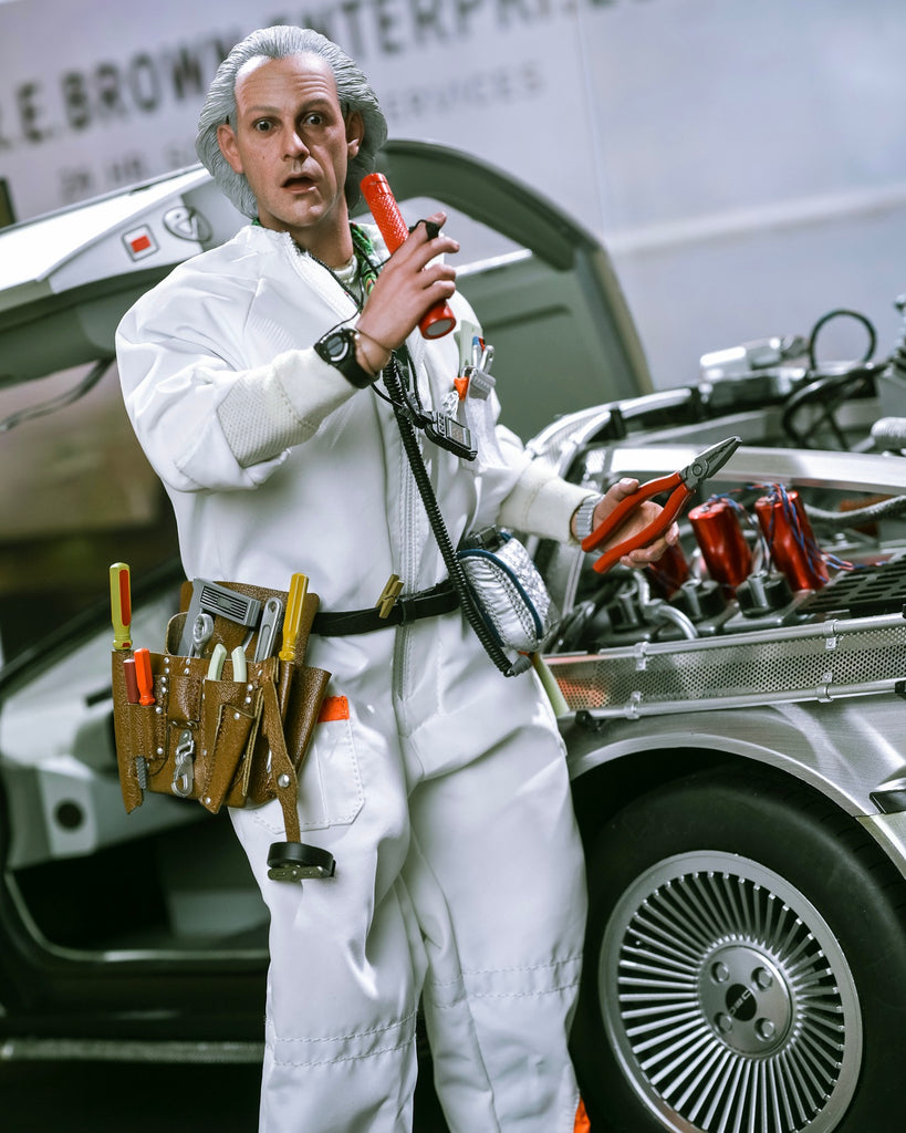 Hot toys MMS609 Back to the Future Doc Brown Collectible Figure