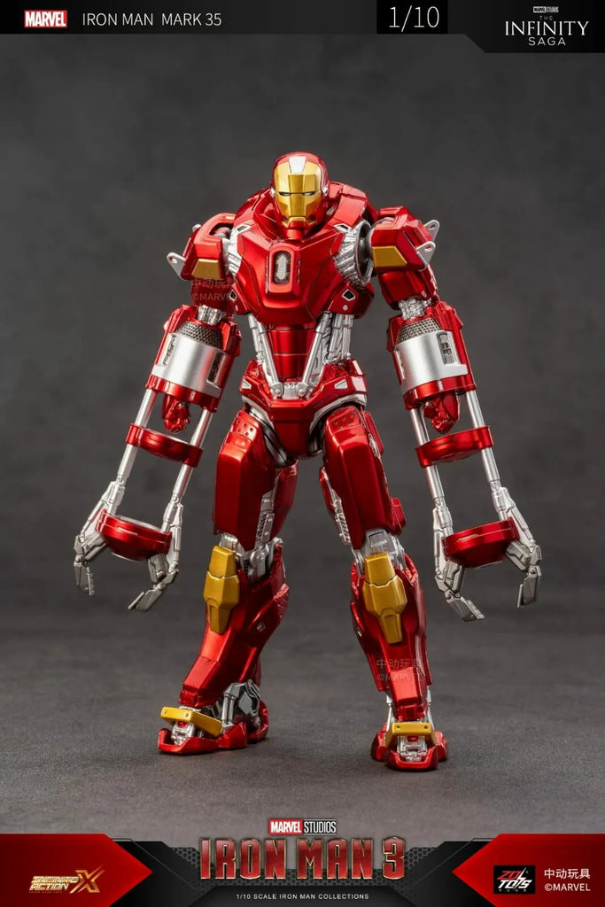 ZD Toys Ironman 3 Ironman Mark 35 1/6 Scale Collectible Figure