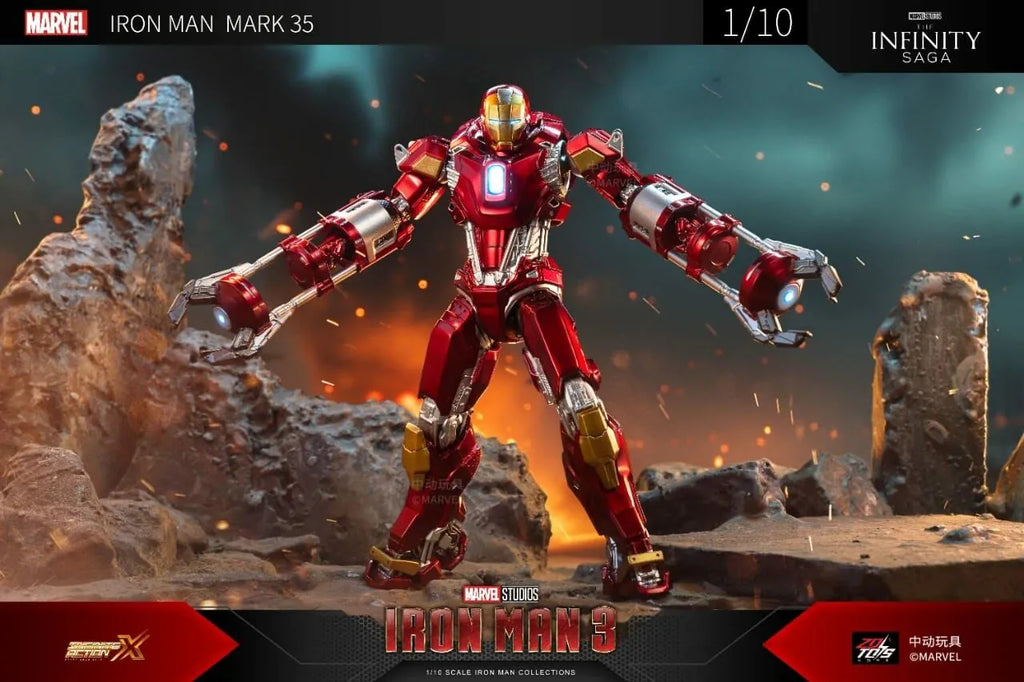 ZD Toys Ironman 3 Ironman Mark 35 1/6 Scale Collectible Figure