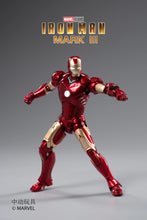 Load image into Gallery viewer, ZD Toys Iron Man Mark III 1:10 Scale Collectible Figure (LED Version)