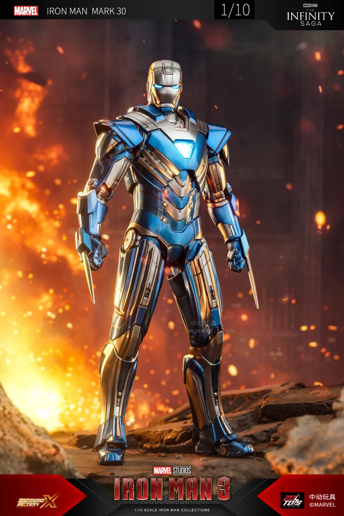 ZD Toys Ironman 3 Ironman Mark 30 1/10 Scale Collectible Figure