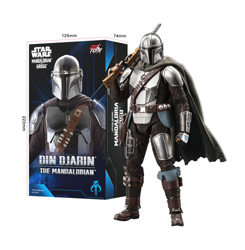 ZD TOYS Star Wars The Mandalorian & Grogu - The Mandalorian 1:10 Scale Action Figure