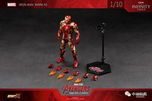 Load image into Gallery viewer, ZDToys Iron Man Mark 43 MK43 1:10 figure LED light up Version