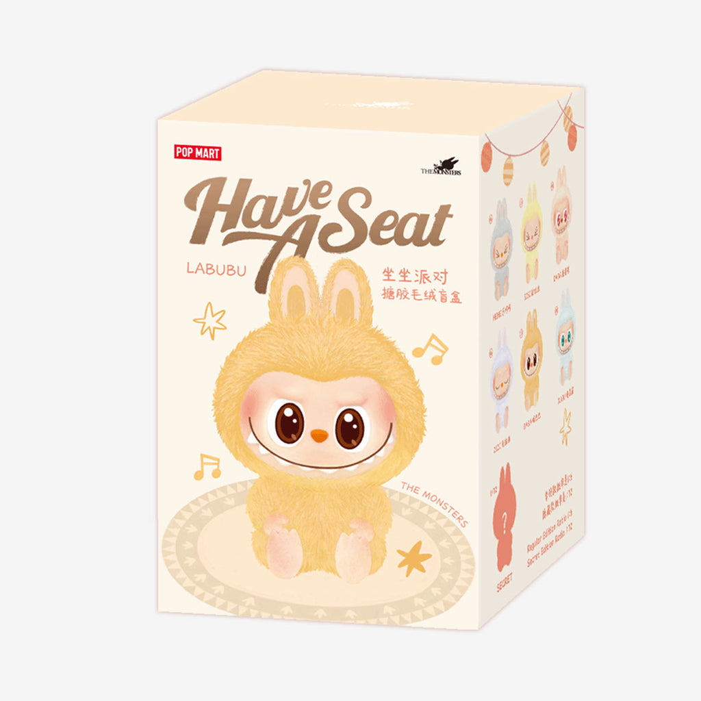 POP MART THE MONSTERS LABUBU Have a Seat Vinyl Plush Blind Box