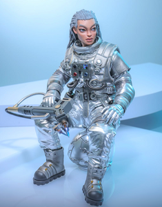 Hot toys AMC041 Brothersfree x Hot Toys 1/6 Space Worker Baby (Brothersfree 25th Silver Galaxy Version)