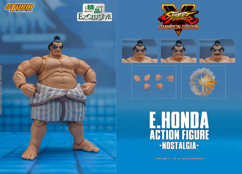 STORM COLLECTIBLES Street Fighters V Edmond Honda Nostalgia Ver Action Figure