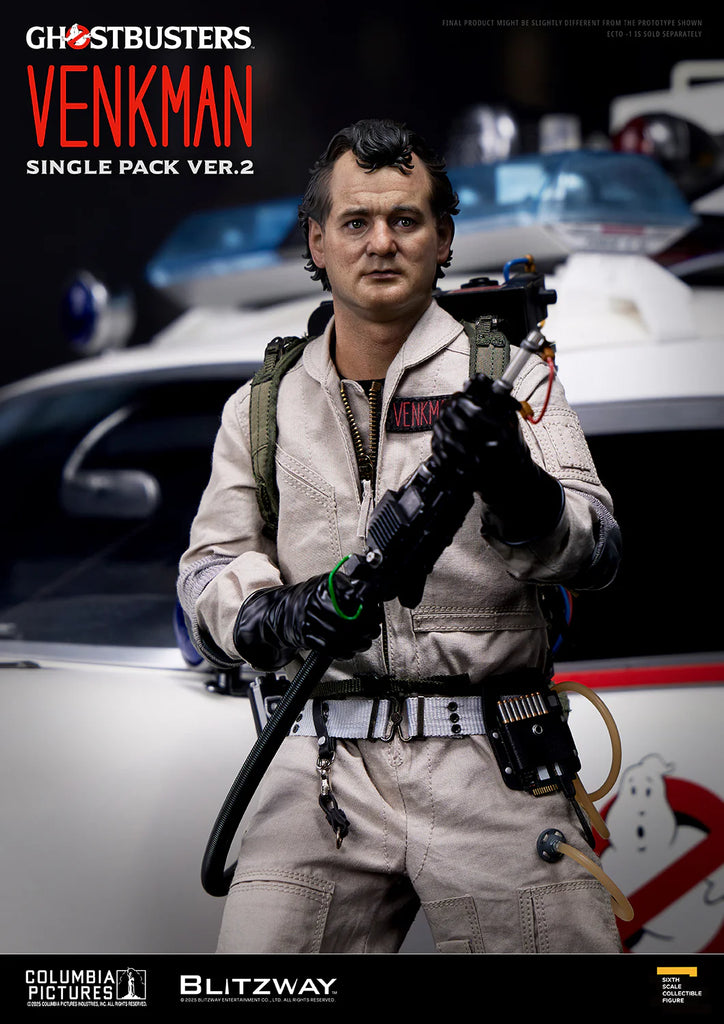 Preorder! BLITZWAY Ghostbusters Dr. Peter Venkman Single Pack ver.2 1/6 Scale Action Figure