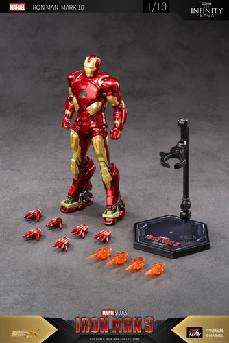ZD Toys Iron Man 3 Iron Man Mark 10 1/10th Scale Collectible Figure