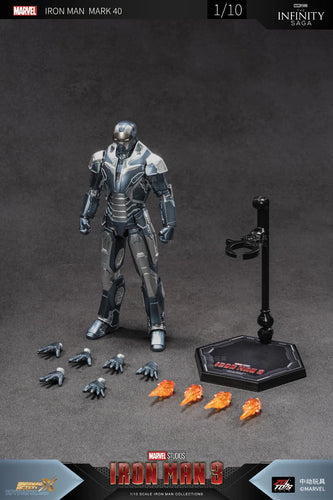ZD Toys Iron Man 3 Iron Man Mark 40 1/10th Scale Collectible Figure