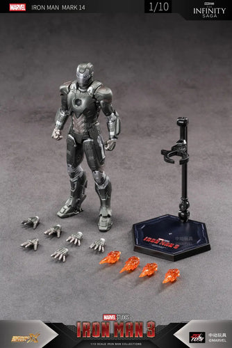 ZD Toys Iron Man 3 Iron Man Mark 14 1/10th Scale Collectible Figure
