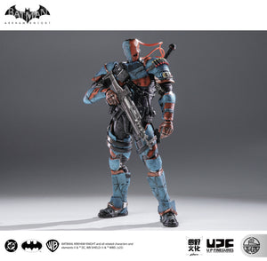 Preorder! U-P-Finegures (LPZZ)「良品制造」DC002 Batman Arkham Knight Deathstroke 1/12 scale Action Figure