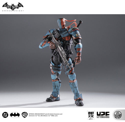 Preorder! U-P-Finegures (LPZZ)「良品制造」DC002 Batman Arkham Knight Deathstroke 1/12 scale Action Figure