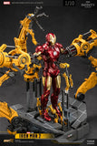 ZD Toys Iron Man Mark 4 & Suit Up Gantry 1:10 Scale Collectible Figure