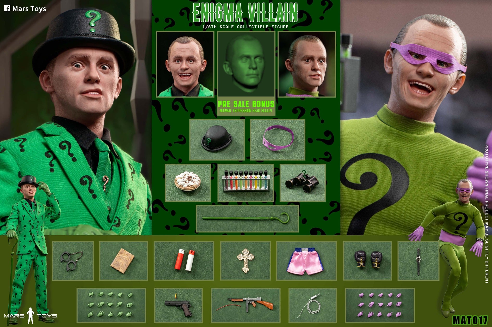パーティを彩るご馳走や MAT017 Toys Mars Enigma Pop – Set Figures 1/6 Double Villain その他