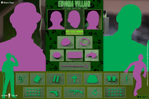 Mars Toys MAT017 Enigma Villain Double 1/6 Figures Set