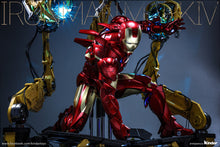 Load image into Gallery viewer, Hot Toys QS021 Ironman 2 Ironman Mark VI with Suit Up Gantry 1/4 Scale Collectible Figure