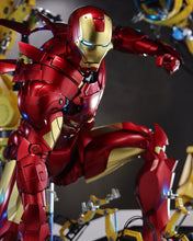 Load image into Gallery viewer, Hot Toys QS021 Ironman 2 Ironman Mark VI with Suit Up Gantry 1/4 Scale Collectible Figure