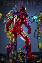 Load image into Gallery viewer, Hot Toys QS021 Ironman 2 Ironman Mark VI with Suit Up Gantry 1/4 Scale Collectible Figure